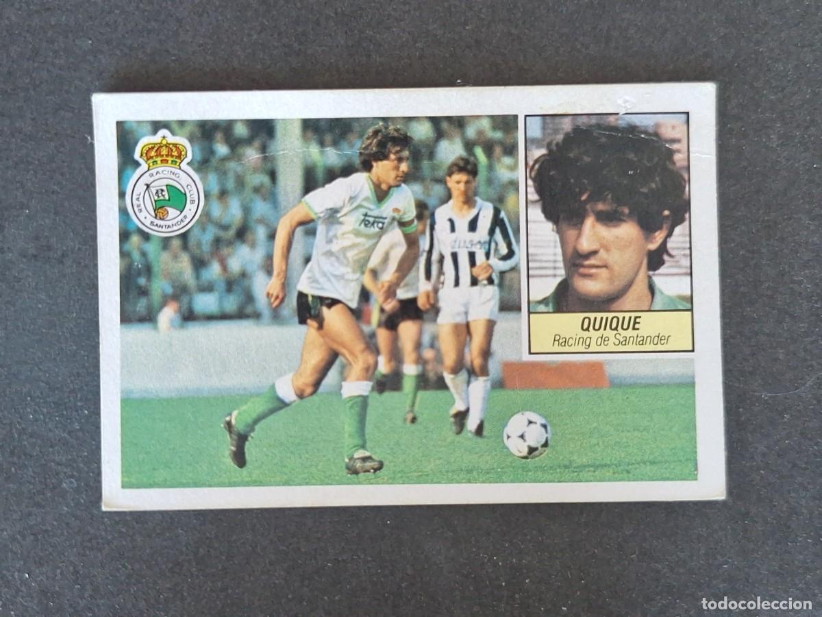 Cromos de f&uacute;tbol: L5 QUIQUE RACING DE SANTANDER LIGA ESTE 1984 1985 84 85 DESPEGADO RECUPERADO