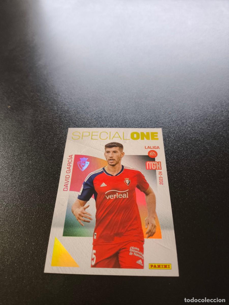 Cromos de f&uacute;tbol: 388 David Garc&iacute;a OSASUNA SPECIAL ONE PANINI LIGA MEGACRACKS MGK 2023 2024 23 24 NO ESTE