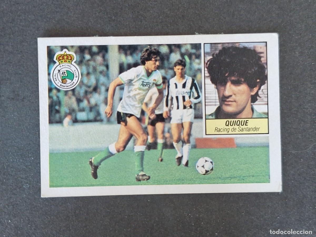 Cromos de f&uacute;tbol: L5 QUIQUE RACING DE SANTANDER LIGA ESTE 1984 1985 84 85 DESPEGADO RECUPERADO