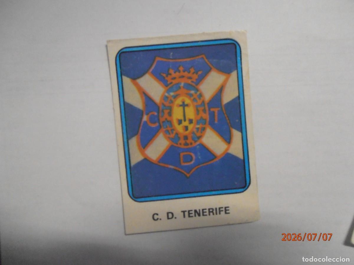 Cromos de f&uacute;tbol: Escudo Tenerife Vulcano 1975/76 N. 297