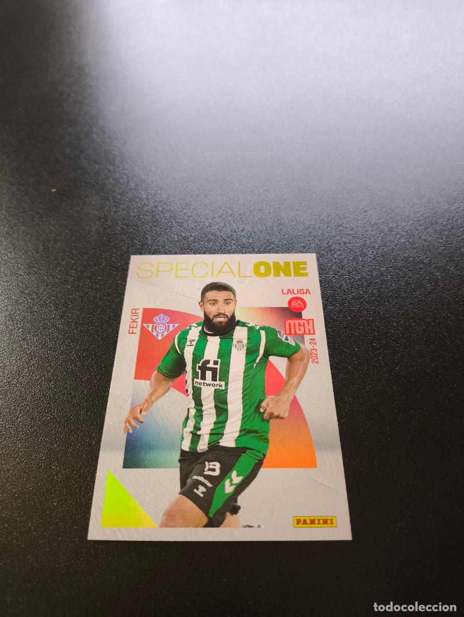 Cromos de f&uacute;tbol: 391 Fekir REAL BETIS SPECIAL ONE PANINI LIGA MEGACRACKS MGK 2023 2024 23 24 NO ESTE