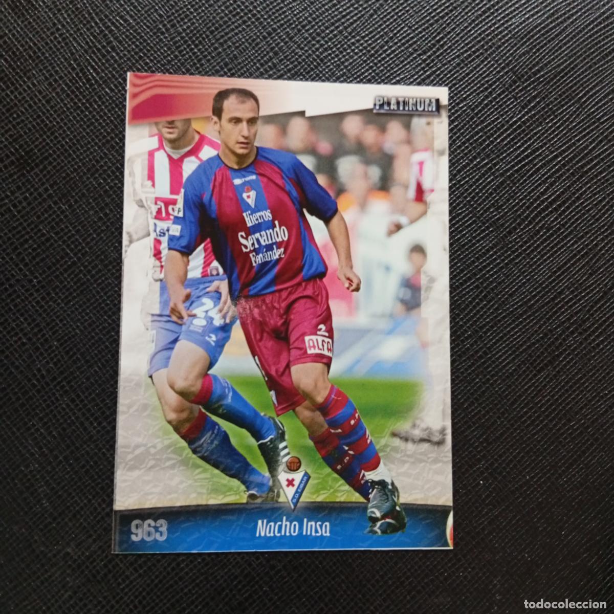 Cromos de f&uacute;tbol: 963 NACHO INSA EIBAR MUNDICROMO QUIZ GAME 2008 2009 FUTBOL 08 09 - A212 PG45