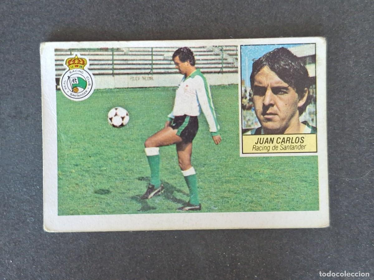 Cromos de f&uacute;tbol: L5 JUAN CARLOS RACING DE SANTANDER LIGA ESTE 1984 1985 84 85 DESPEGADO RECUPERADO