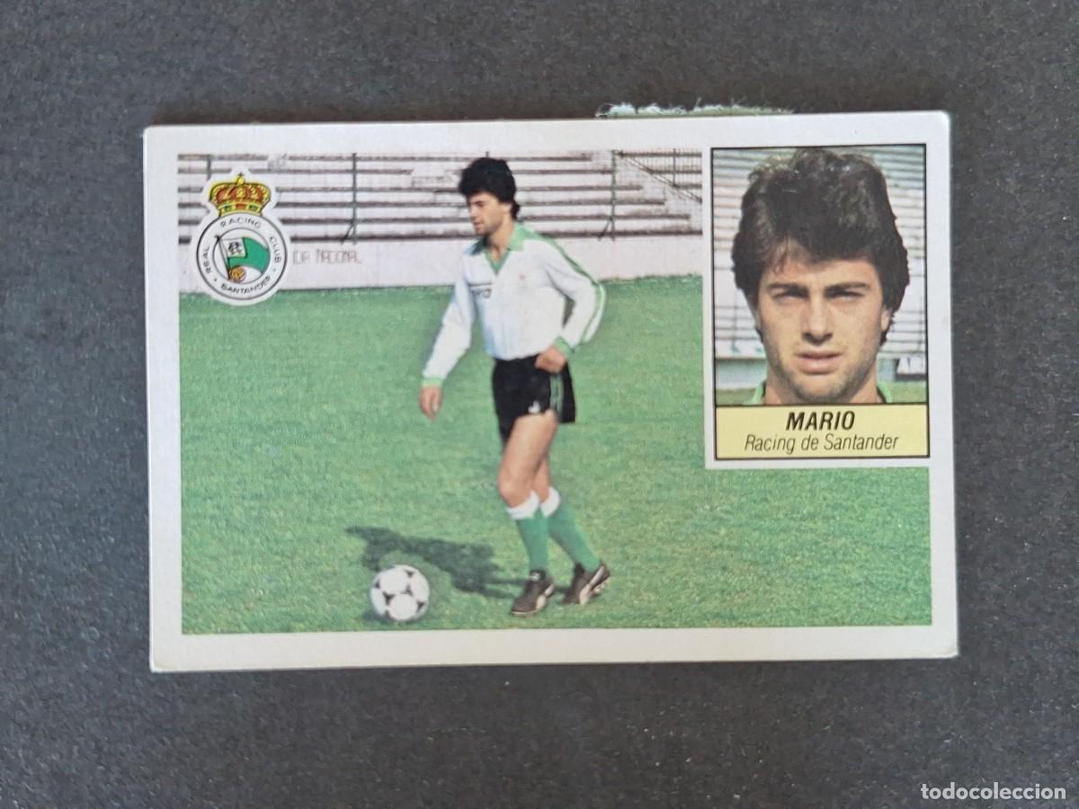 Cromos de f&uacute;tbol: L5 MARIO RACING DE SANTANDER LIGA ESTE 1984 1985 84 85 DESPEGADO RECUPERADO