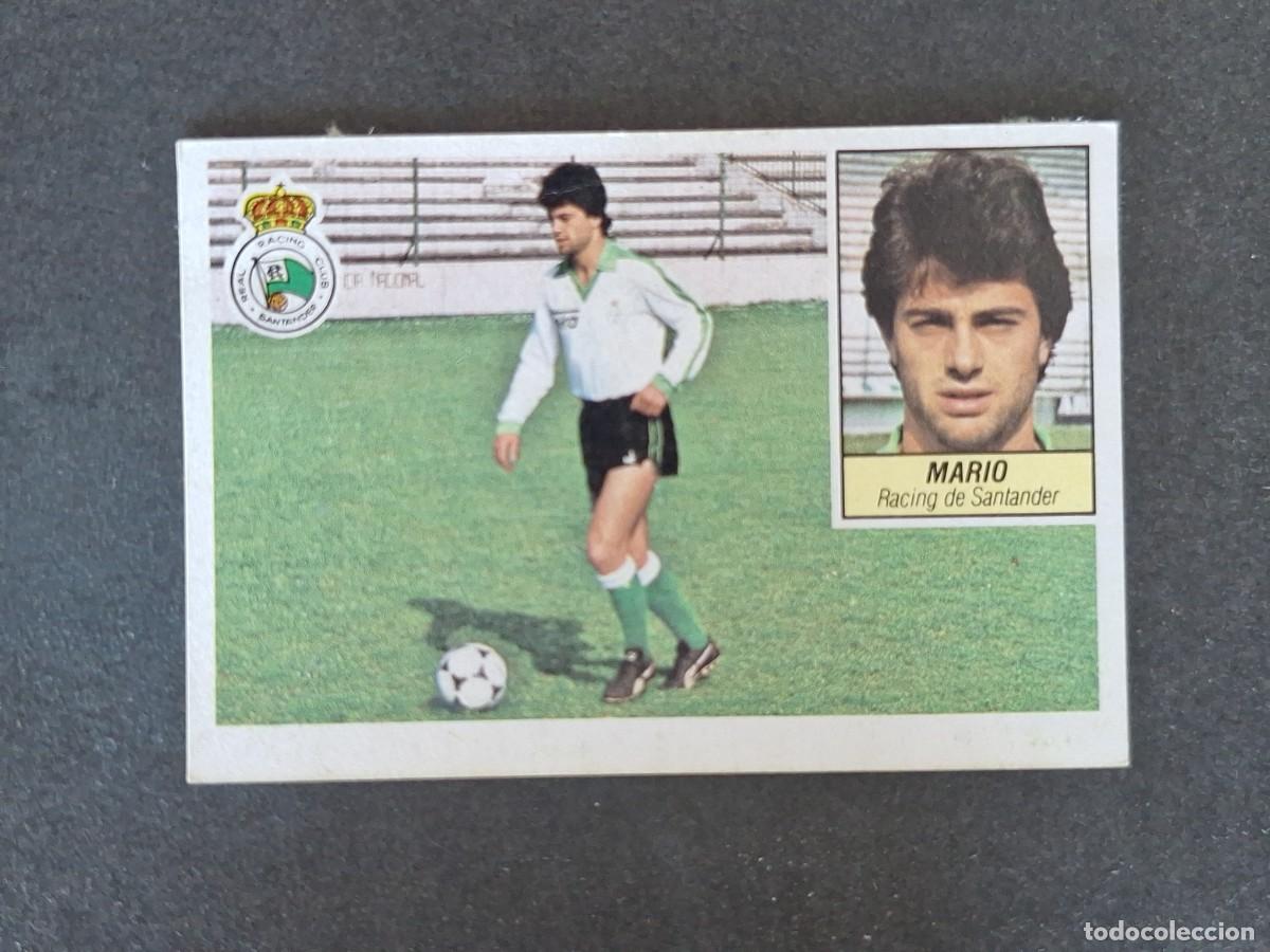 Cromos de f&uacute;tbol: L5 MARIO RACING DE SANTANDER LIGA ESTE 1984 1985 84 85 DESPEGADO RECUPERADO