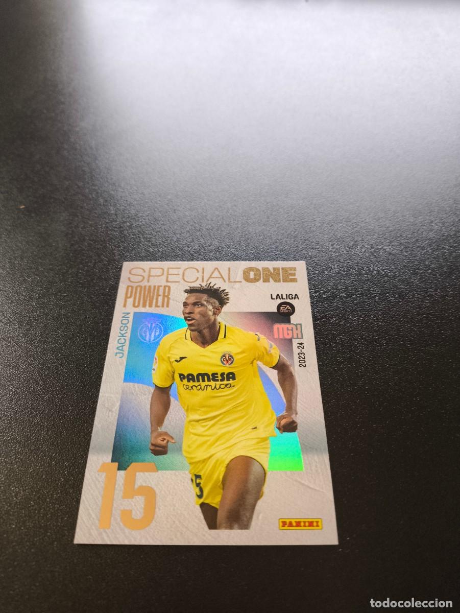 Cromos de f&uacute;tbol: 393 Nicol&aacute;s Jackson VILLARREAL SPECIAL ONE POWER PANINI LIGA MEGACRACKS MGK 2023 2024 23 24 NO ESTE