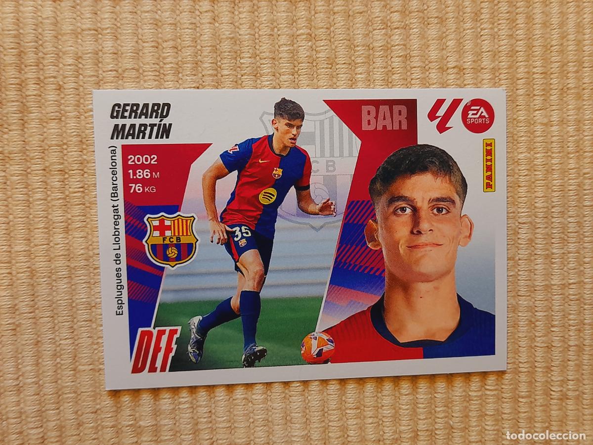 Cromos de f&uacute;tbol: CROMO 10B (10 B) GERARD MARTIN (FC BARCELONA) LIGA 25-26 2025 2026 &Aacute;LBUM ESTE
