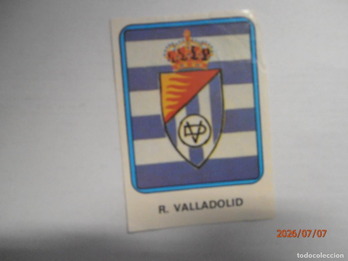 Cromos de f&uacute;tbol: Valladolid - Escudo Vulcano 75/76 Despegado