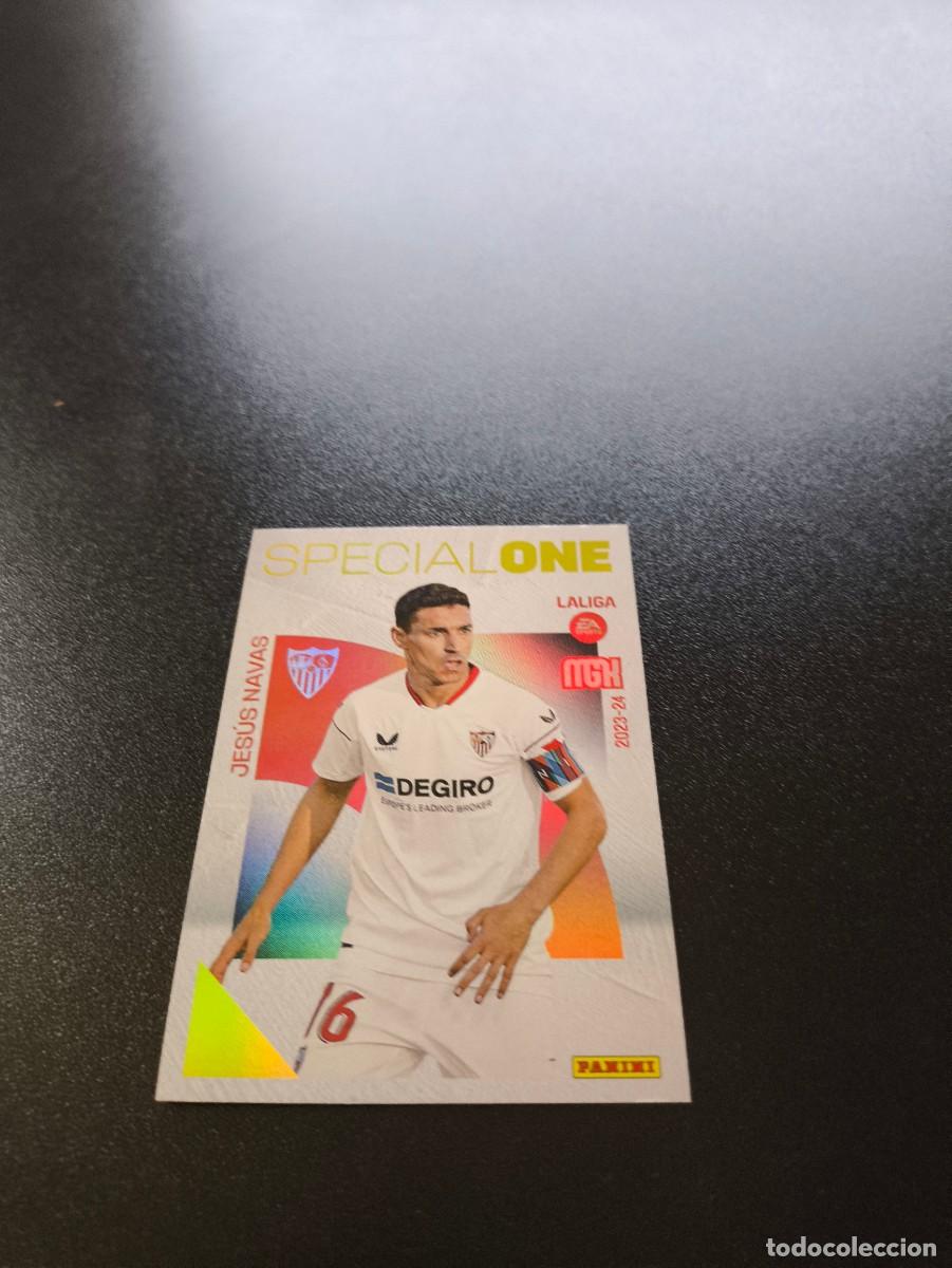Cromos de f&uacute;tbol: 394 Jes&uacute;s Navas SEVILLA SPECIAL ONE PANINI LIGA MEGACRACKS MGK 2023 2024 23 24 NO ESTE