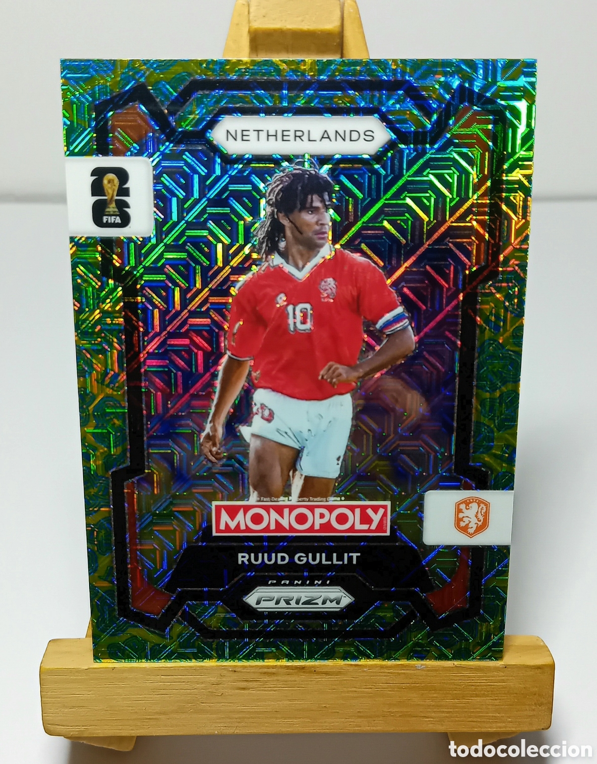 Cromos de f&uacute;tbol: RUUD GULLIT 2026 HOLANDA MONOPOLY HAT TRICK MOJO PRIZM PANINI.