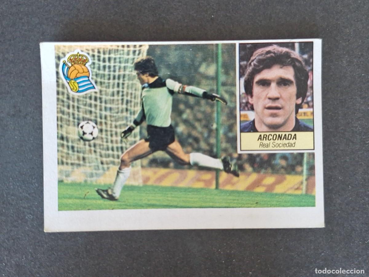 Cromos de f&uacute;tbol: L5 ARCONADA REAL SOCIEDAD LIGA ESTE 1984 1985 84 85 DESPEGADO RECUPERADO