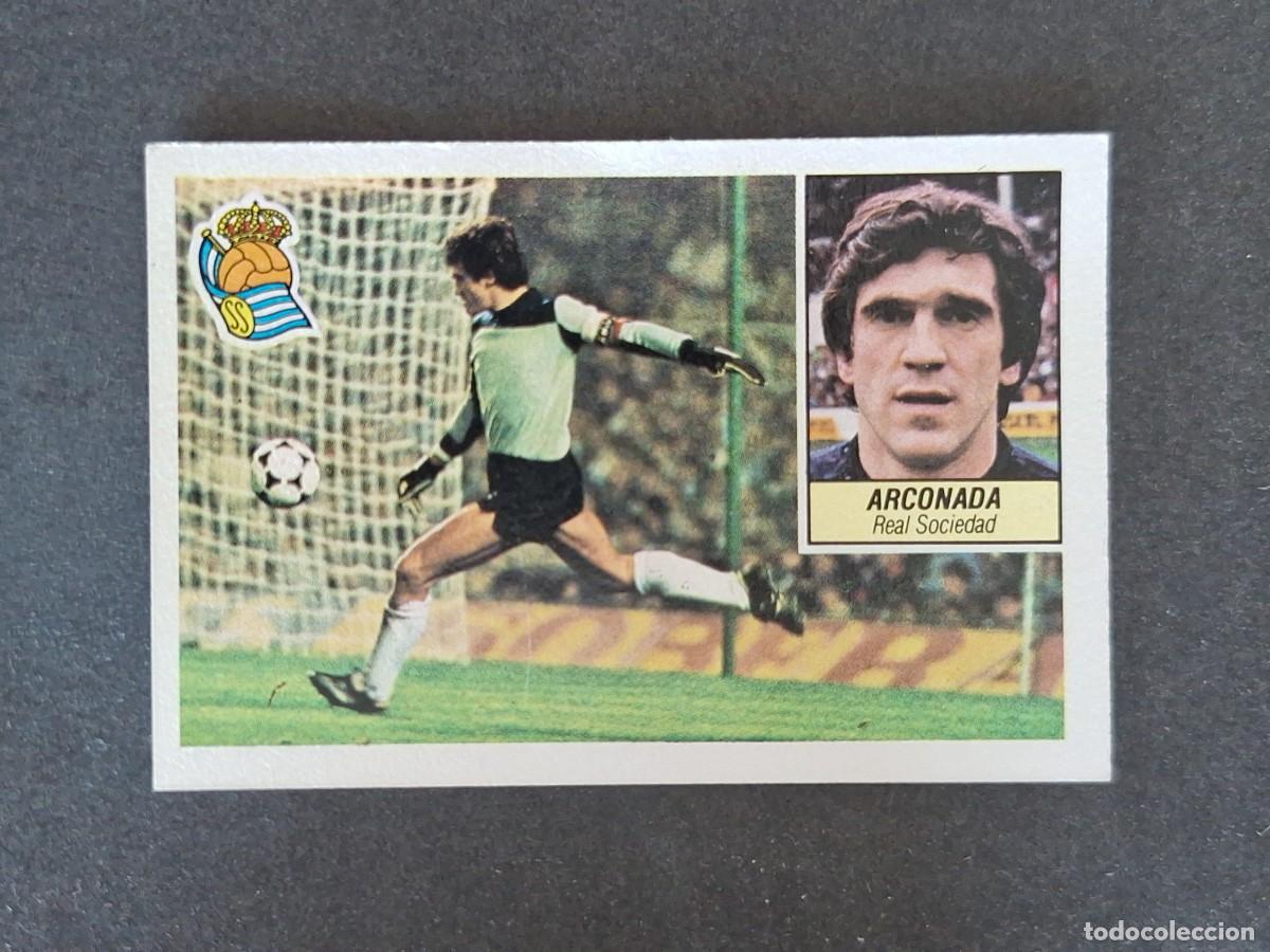 Cromos de f&uacute;tbol: L5 ARCONADA REAL SOCIEDAD LIGA ESTE 1984 1985 84 85 DESPEGADO RECUPERADO