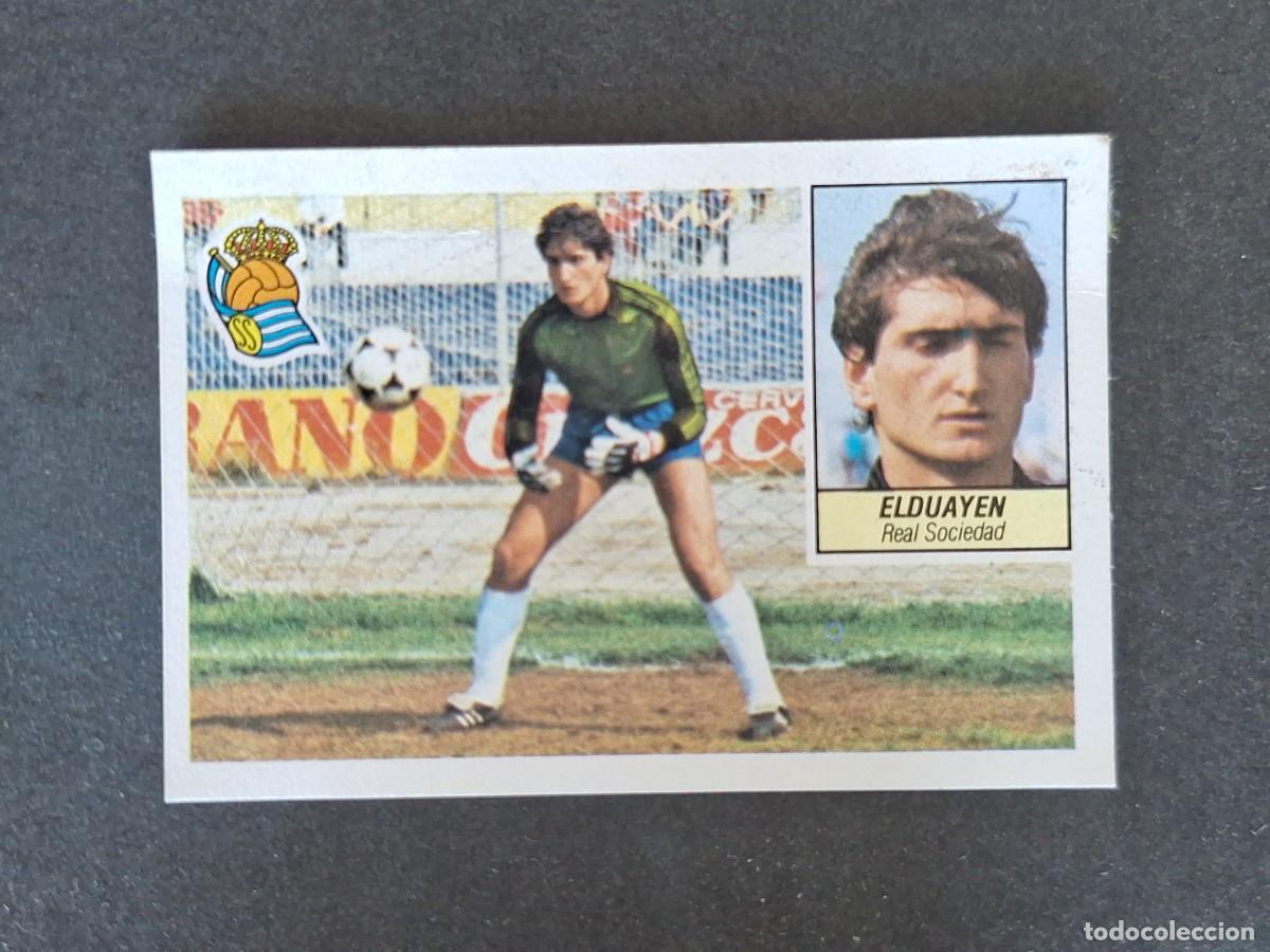 Cromos de f&uacute;tbol: L5 ELDUAYEN REAL SOCIEDAD LIGA ESTE 1984 1985 84 85 DESPEGADO RECUPERADO