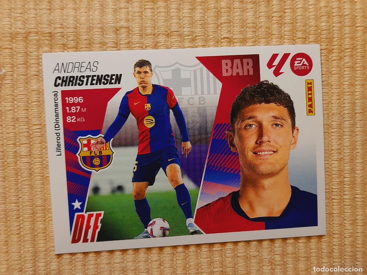 Cromos de f&uacute;tbol: CROMO 8B (8 B) CHRISTENSEN (FC BARCELONA) LIGA 25-26 2025 2026 &Aacute;LBUM ESTE