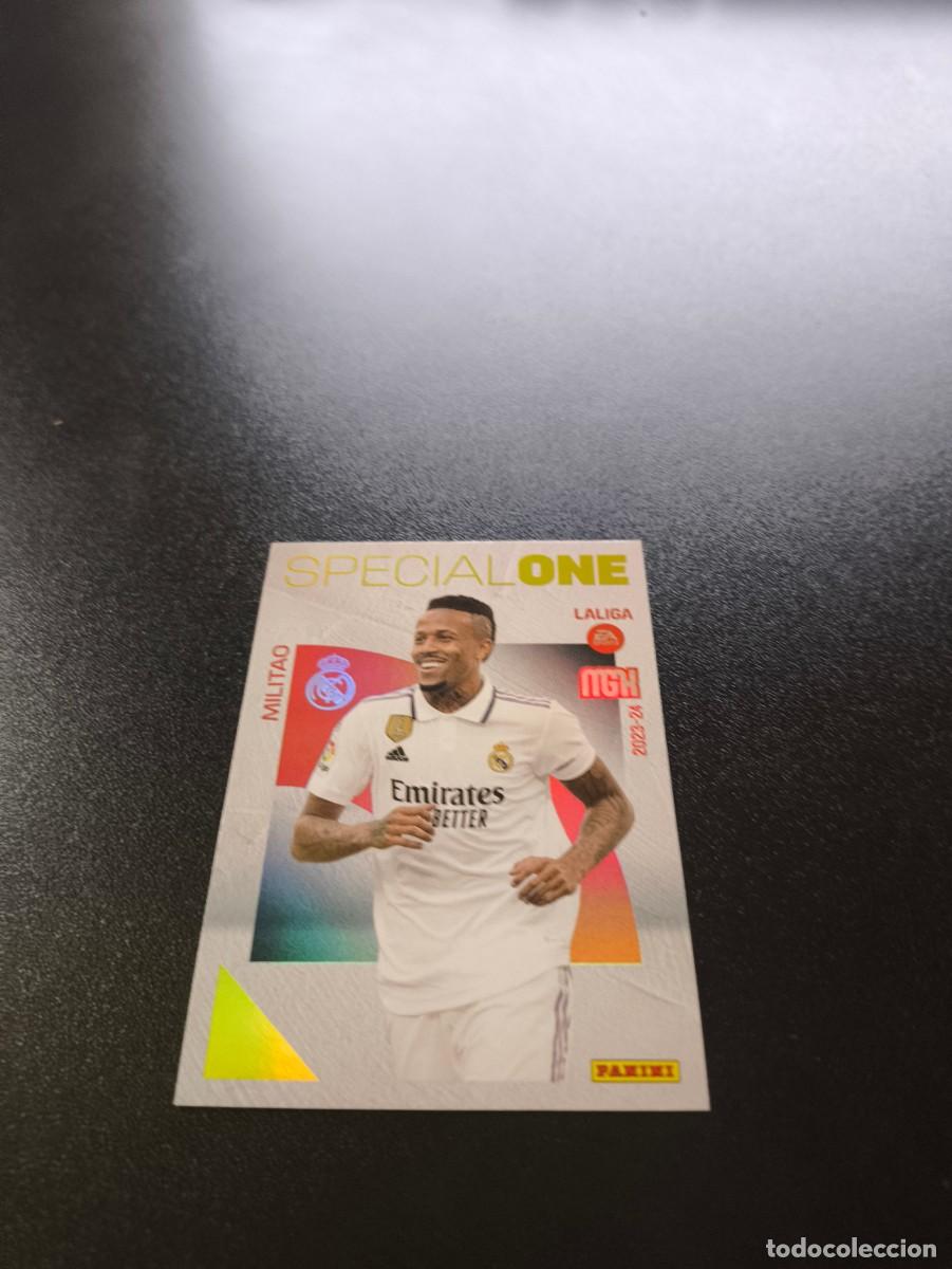 Cromos de f&uacute;tbol: 399 Militao REAL MADRID SPECIAL ONE PANINI LIGA MEGACRACKS MGK 2023 2024 23 24 NO ESTE