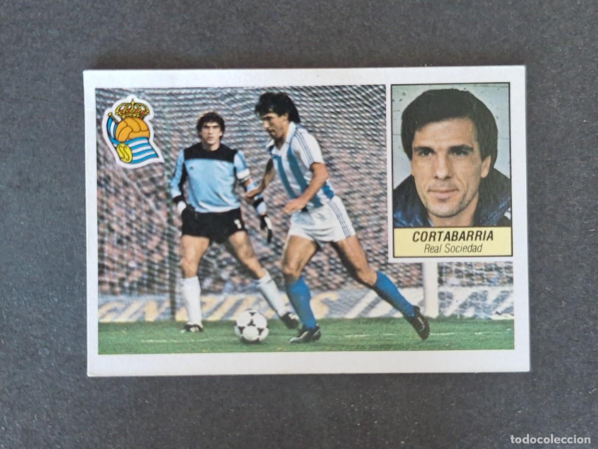 Cromos de f&uacute;tbol: L5 CORTABARRIA REAL SOCIEDAD LIGA ESTE 1984 1985 84 85 DESPEGADO RECUPERADO