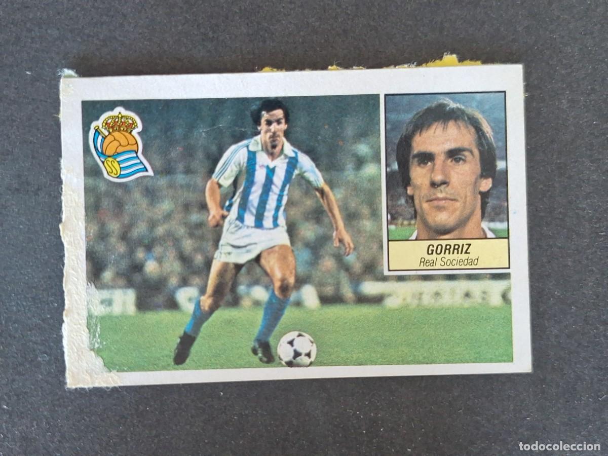 Cromos de f&uacute;tbol: L5 GORRIZ REAL SOCIEDAD LIGA ESTE 1984 1985 84 85 DESPEGADO RECUPERADO