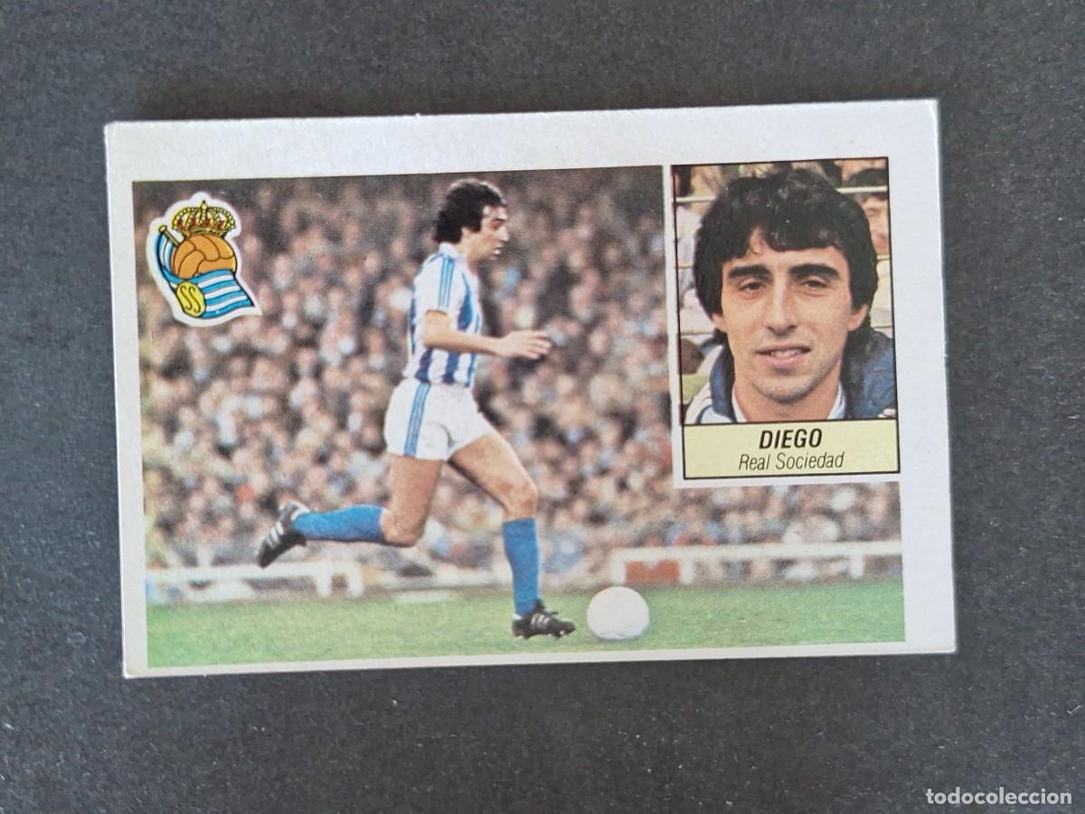Cromos de f&uacute;tbol: L5 DIEGO REAL SOCIEDAD LIGA ESTE 1984 1985 84 85 DESPEGADO RECUPERADO