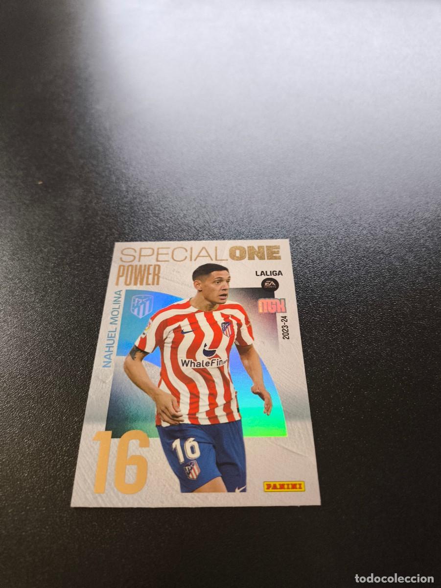 Cromos de f&uacute;tbol: 401 Nahuel Molina ATLETICO MADR SPECIAL ONE POWER PANINI LIGA MEGACRACKS MGK 2023 2024 23 24 NO ESTE
