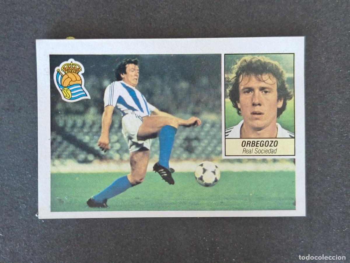 Cromos de f&uacute;tbol: L5 ORBEGOZO REAL SOCIEDAD LIGA ESTE 1984 1985 84 85 DESPEGADO RECUPERADO