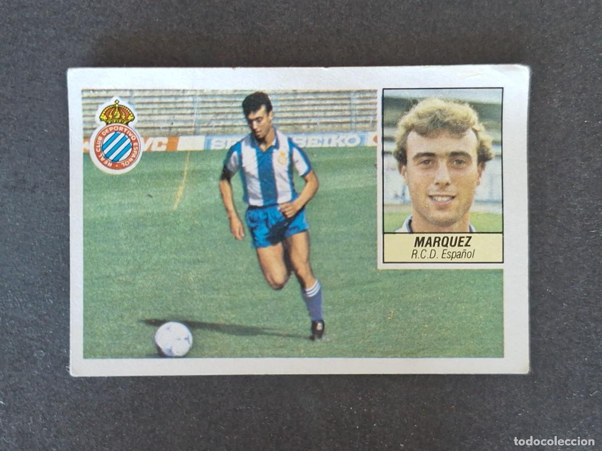 Cromos de f&uacute;tbol: L5 MARQUEZ REAL SOCIEDAD LIGA ESTE 1984 1985 84 85 DESPEGADO RECUPERADO