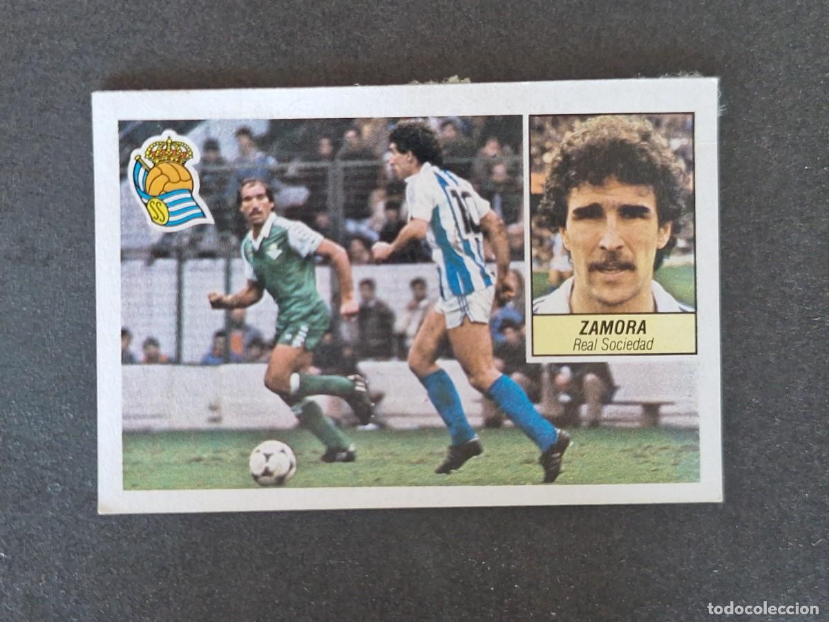 Cromos de f&uacute;tbol: L5 ZAMORA REAL SOCIEDAD LIGA ESTE 1984 1985 84 85 DESPEGADO RECUPERADO