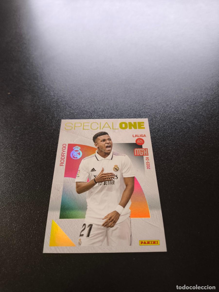 Cromos de f&uacute;tbol: 403 Rodrygo REAL MADRID SPECIAL ONE PANINI LIGA MEGACRACKS MGK 2023 2024 23 24 NO ESTE