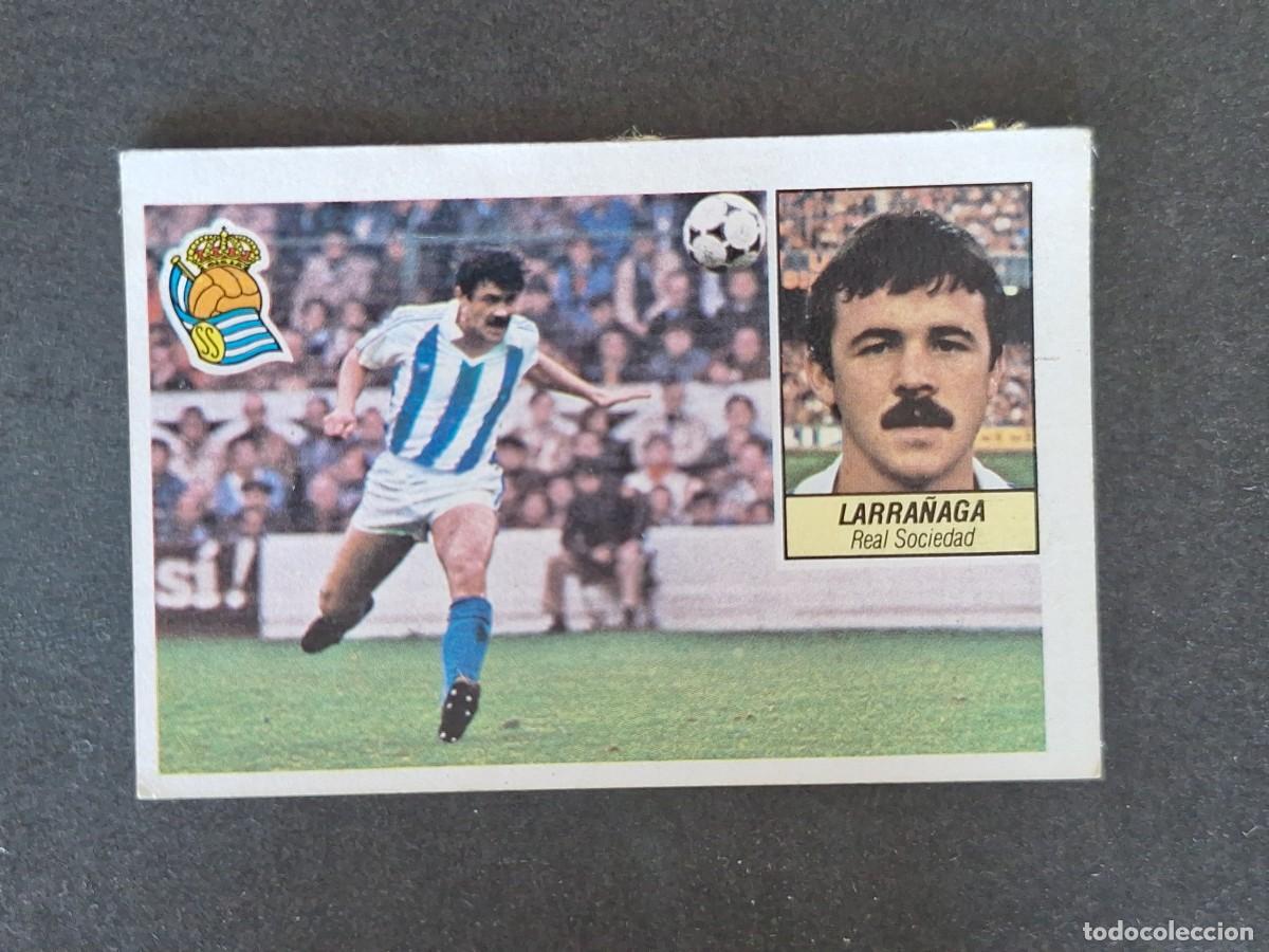 Cromos de f&uacute;tbol: L5 LARRA&Ntilde;AGA REAL SOCIEDAD LIGA ESTE 1984 1985 84 85 DESPEGADO RECUPERADO