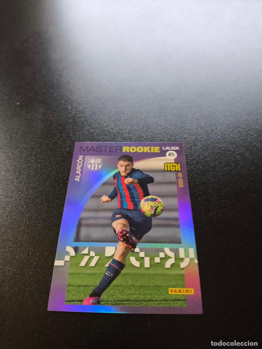 Cromos de f&uacute;tbol: 407 Alarc&oacute;n BARCELONA MASTER ROOKIE PANINI LIGA MEGACRACKS MGK 2023 2024 23 24 NO ESTE