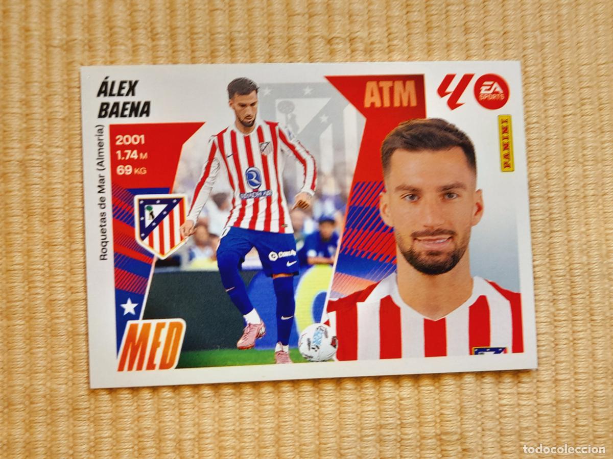 Cromos de f&uacute;tbol: CROMO 24 ALEX BAENA (ULTIMOS FICHAJES) ATLETICO MADRID LIGA 25-26 2025 2026 &Aacute;LBUM ESTE