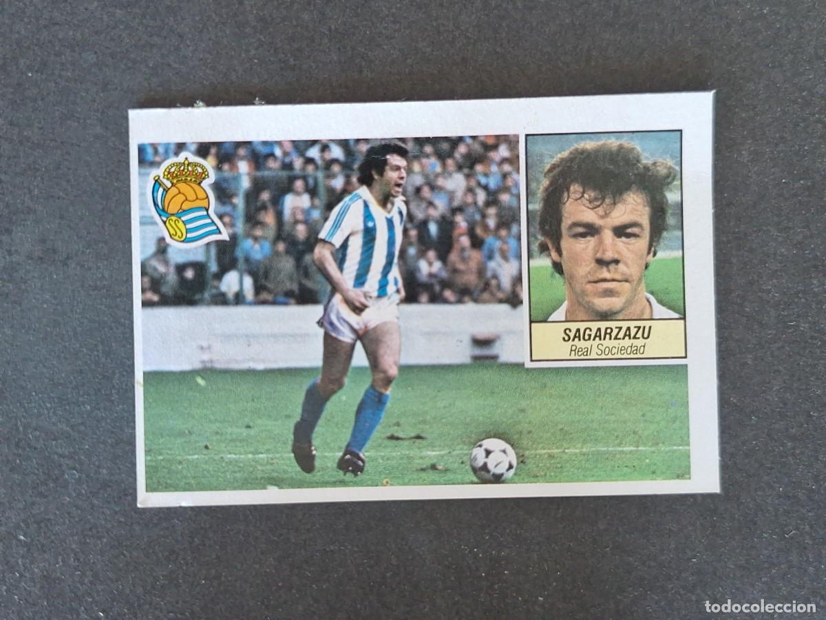 Cromos de f&uacute;tbol: L5 SAGAZARZU REAL SOCIEDAD LIGA ESTE 1984 1985 84 85 DESPEGADO RECUPERADO