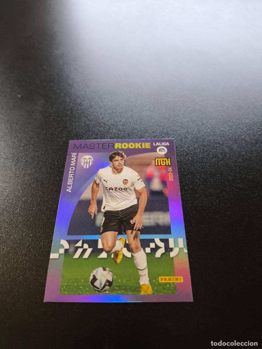 Cromos de f&uacute;tbol: 408 Alberto Mari VALENCIA MASTER ROOKIE PANINI LIGA MEGACRACKS MGK 2023 2024 23 24 NO ESTE