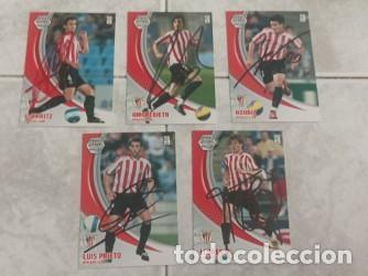 Cromos de f&uacute;tbol: Cromo futbol firmados Athletic Club