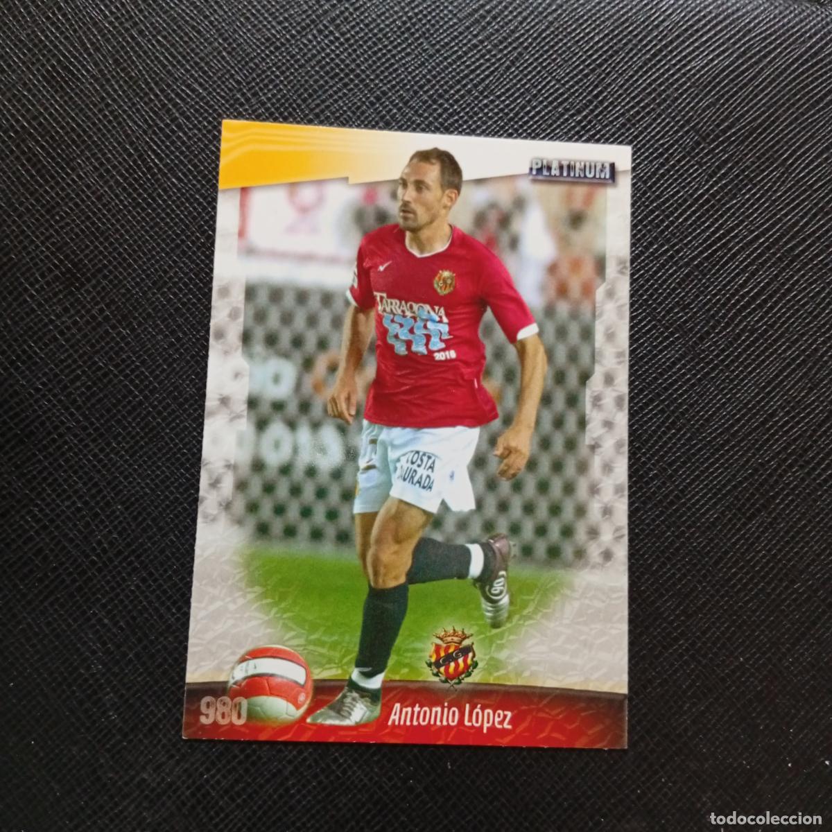 Cromos de f&uacute;tbol: 980 ANTONIO LOPEZ GIMNASTIC MUNDICROMO QUIZ GAME 2008 2009 FUTBOL 08 09 - A212 PG47