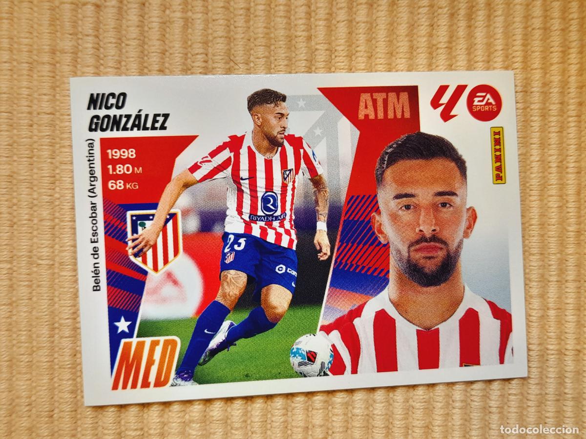 Cromos de f&uacute;tbol: CROMO 12 BIS NICO GONZALEZ (COLOCA) ATLETICO MADRID LIGA 25-26 2025 2026 &Aacute;LBUM ESTE
