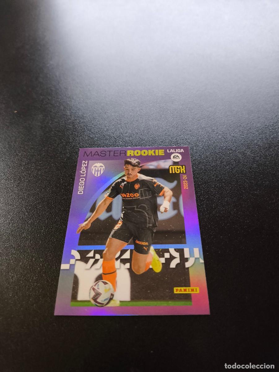 Cromos de f&uacute;tbol: 415 Diego L&oacute;pez VALENCIA MASTER ROOKIE PANINI LIGA MEGACRACKS MGK 2023 2024 23 24 NO ESTE