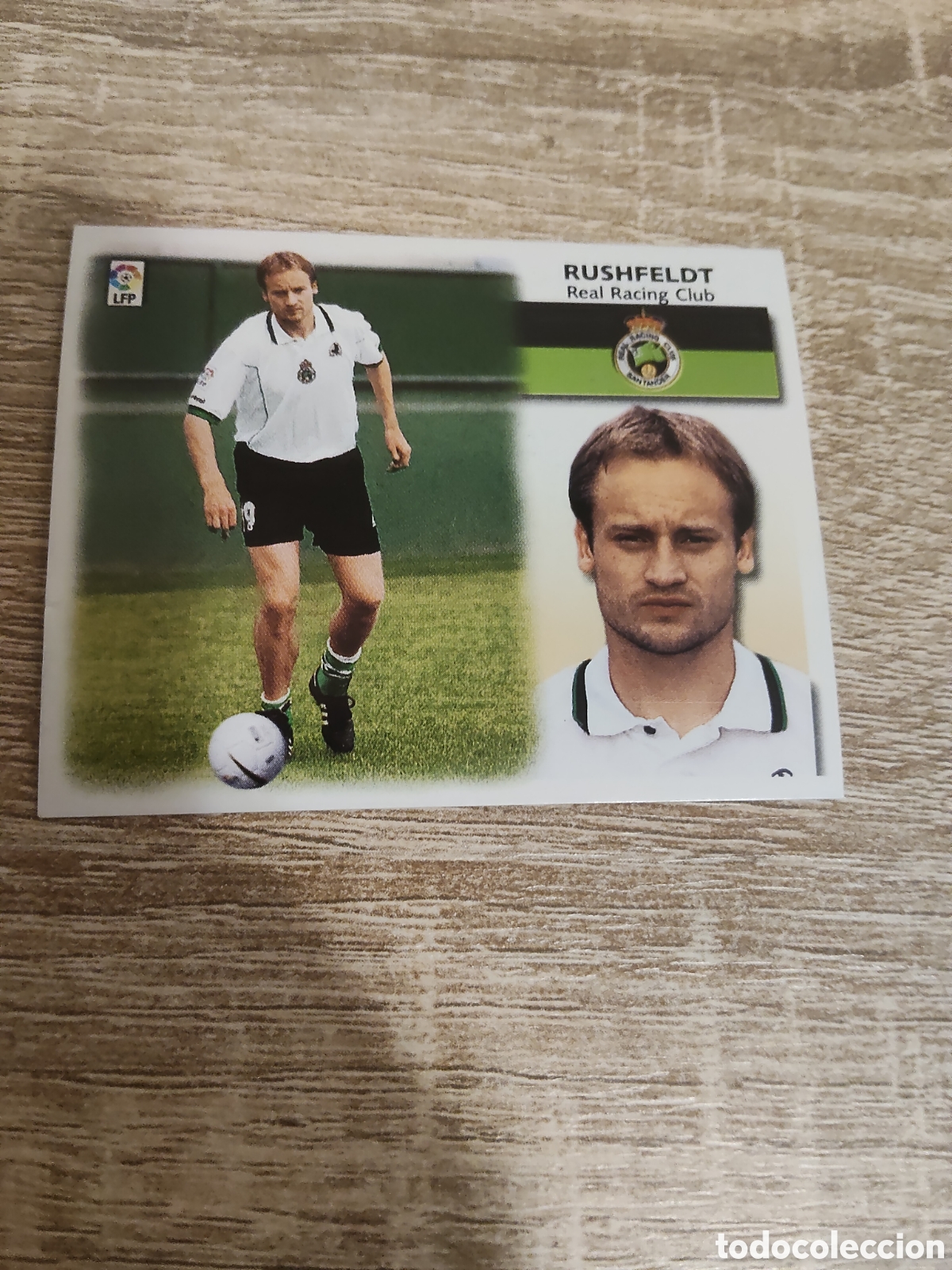 Cromos de f&uacute;tbol: Rushfeldt coloca Racing de Santander liga 1999 2000 99 00 ediciones este nuevo