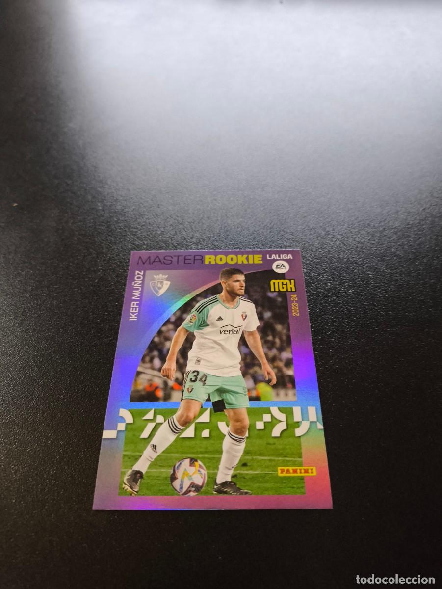 Cromos de f&uacute;tbol: 419 Iker Mu&ntilde;oz OSASUNA MASTER ROOKIE PANINI LIGA MEGACRACKS MGK 2023 2024 23 24 NO ESTE