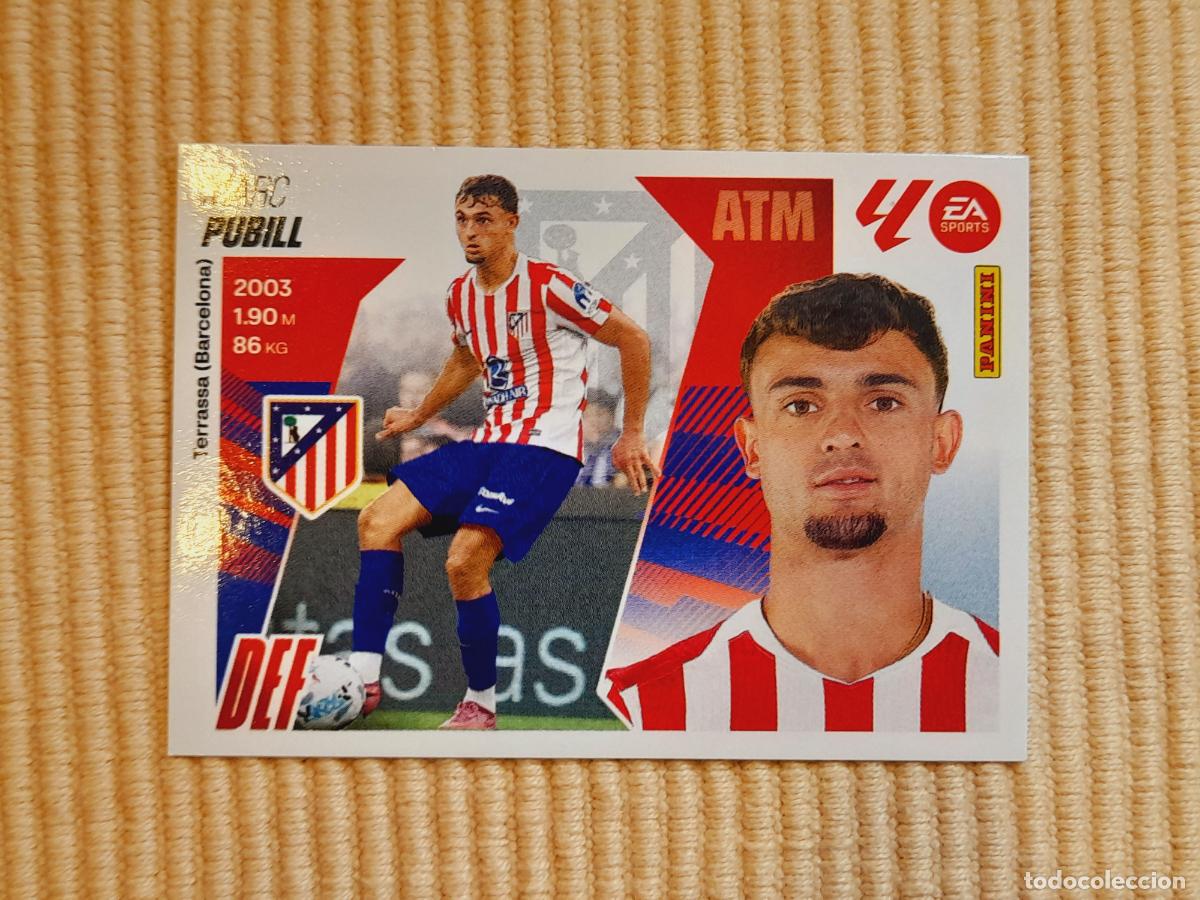Cromos de f&uacute;tbol: CROMO 5 BIS PUBILL (COLOCA) ATLETICO MADRID LIGA 25-26 2025 2026 &Aacute;LBUM ESTE
