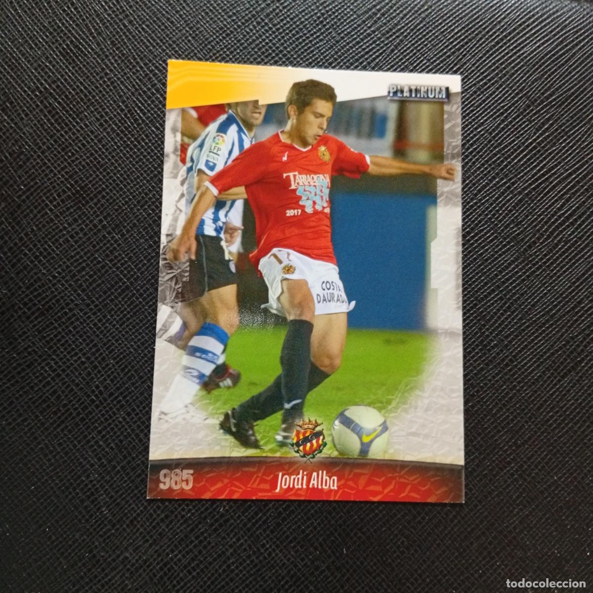 Cromos de f&uacute;tbol: 985 JORDI ALBA GIMNASTIC MUNDICROMO QUIZ GAME 2008 2009 FUTBOL 08 09 - A212 PG47 ROOKIE