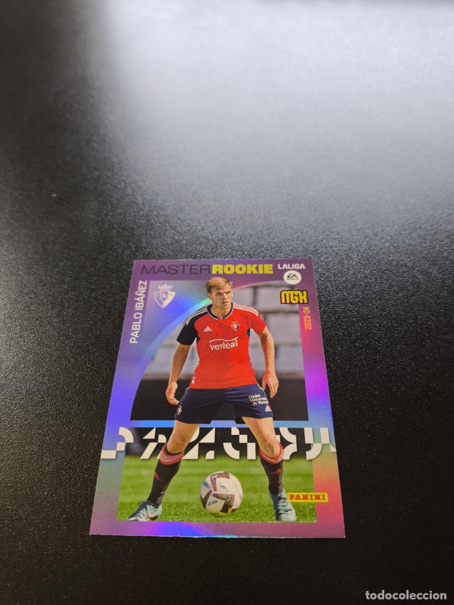 Cromos de f&uacute;tbol: 425 Pablo Ib&aacute;&ntilde;ez OSASUNA MASTER ROOKIE PANINI LIGA MEGACRACKS MGK 2023 2024 23 24 NO ESTE