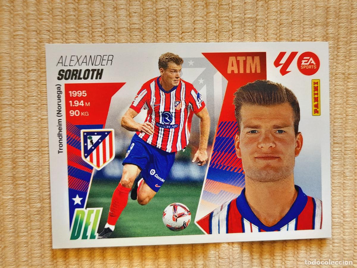 Cromos de f&uacute;tbol: CROMO 20 SORLOTH (ATLETICO MADRID) LIGA 25-26 2025 2026 &Aacute;LBUM ESTE