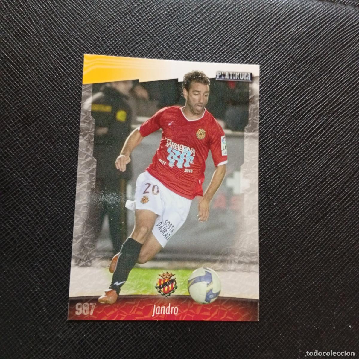 Cromos de f&uacute;tbol: 987 JANDRO GIMNASTIC MUNDICROMO QUIZ GAME 2008 2009 FUTBOL 08 09 - A212 PG48