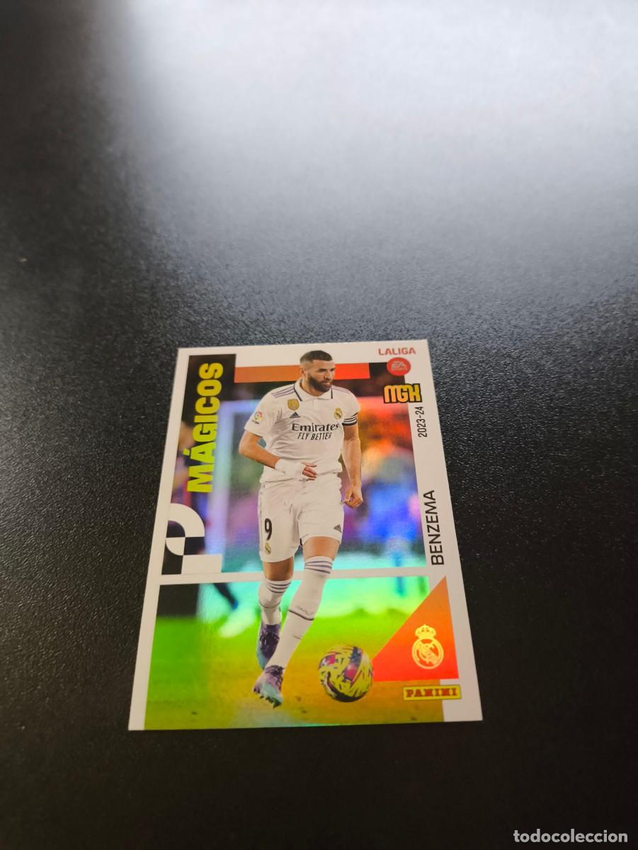 Cromos de f&uacute;tbol: 433 Benzema REAL MADRID MAGICOS PANINI LIGA MEGACRACKS MGK 2023 2024 23 24 NO ESTE