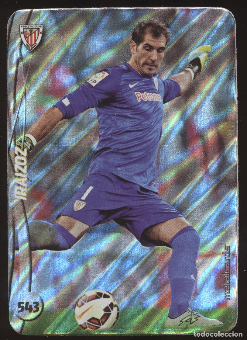 Cartes &agrave; collectionner de Football: #543. GORKA IRAIZOZ (Top Brillo Rayas) - Athletic Bilbao 2014/2015 - Mundicromo Card/Cromo 14/15