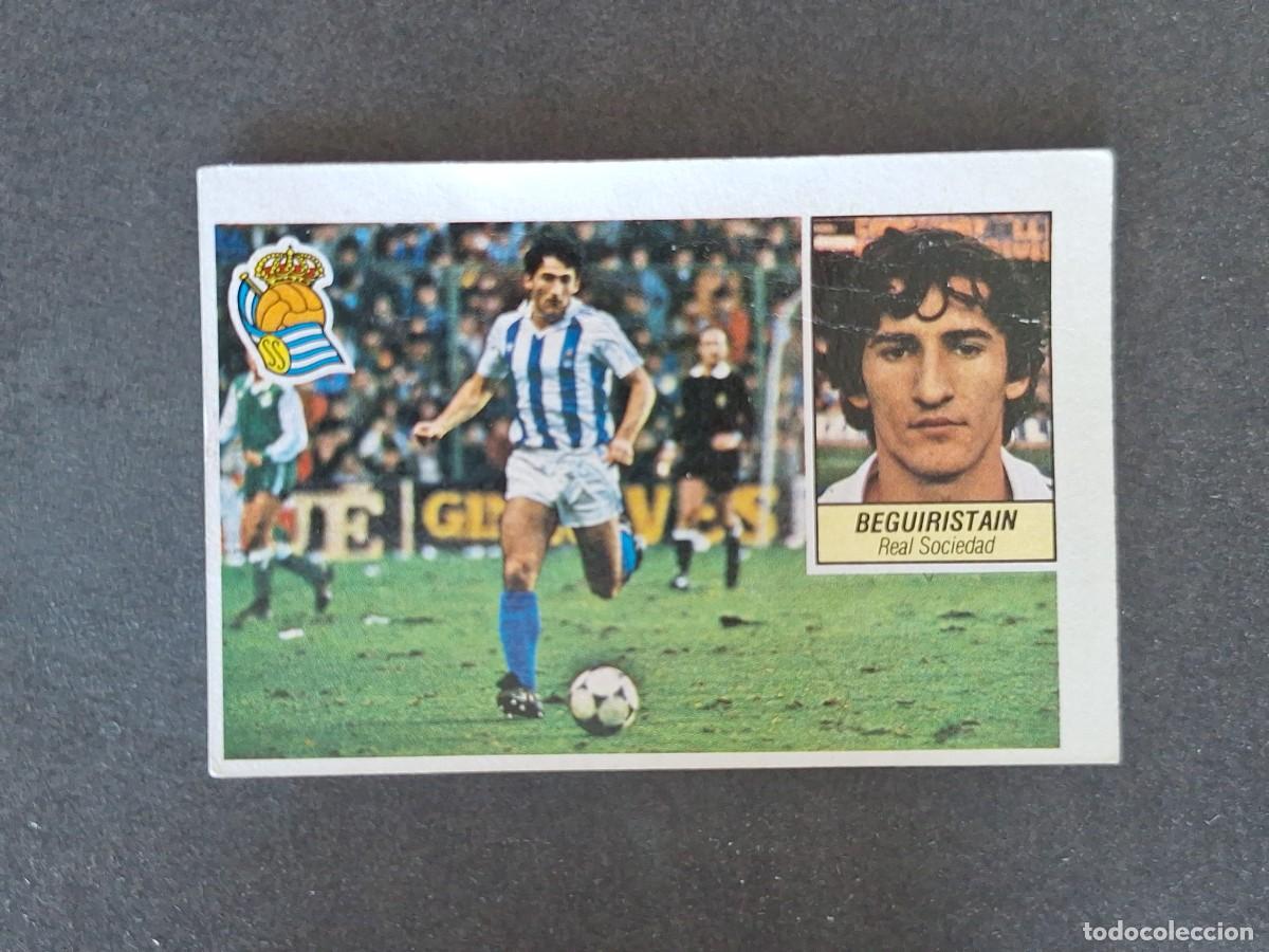 Cartes &agrave; collectionner de Football: L5 BEGUIRISTAIN REAL SOCIEDAD LIGA ESTE 1984 1985 84 85 DESPEGADO RECUPERADO
