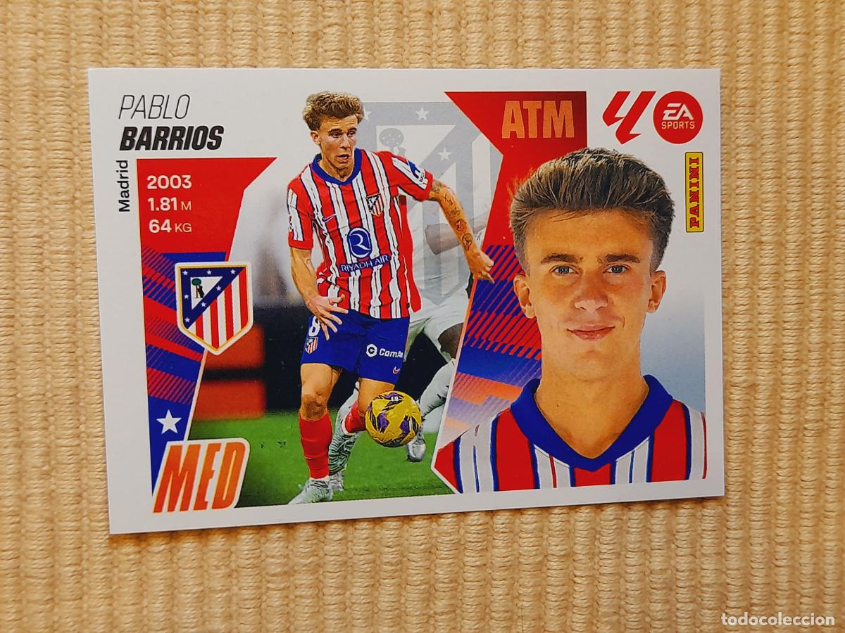Cromos de f&uacute;tbol: CROMO 13 BARRIOS (ATLETICO MADRID) LIGA 25-26 2025 2026 &Aacute;LBUM ESTE