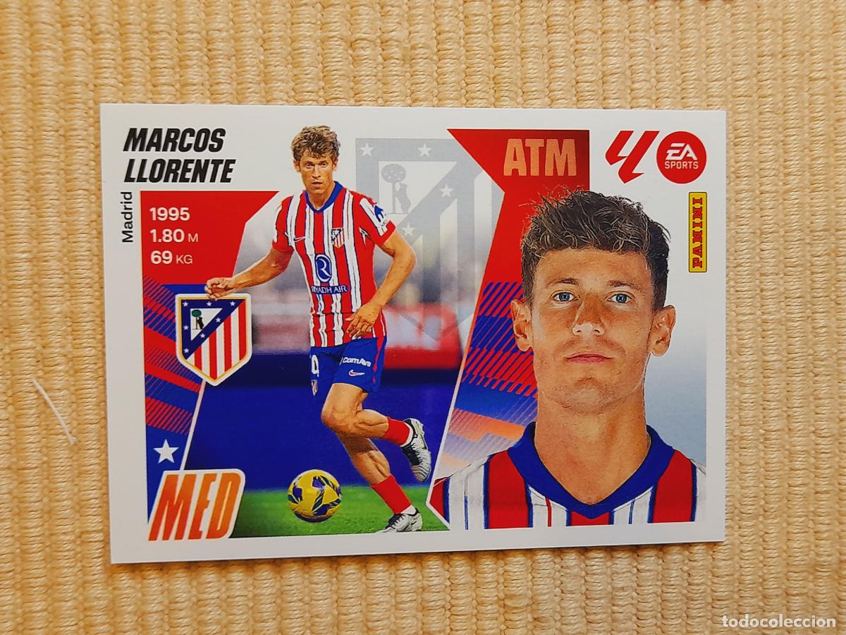 Cromos de f&uacute;tbol: CROMO 11 MARCOS LLORENTE (ATLETICO MADRID) LIGA 25-26 2025 2026 &Aacute;LBUM ESTE