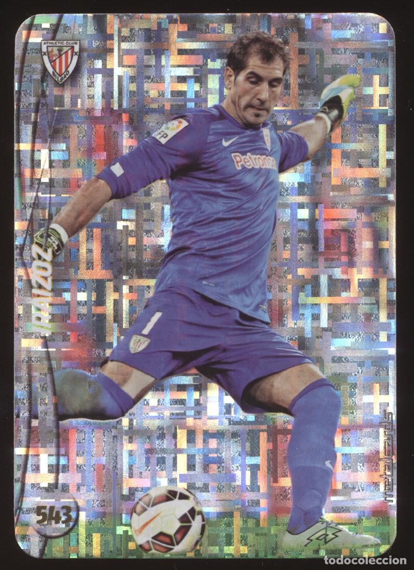 Cromos de f&uacute;tbol: #543. GORKA IRAIZOZ (Top Brillo Tetris) - Athletic Bilbao 2014/2015 - Mundicromo Card/Cromo 14/15