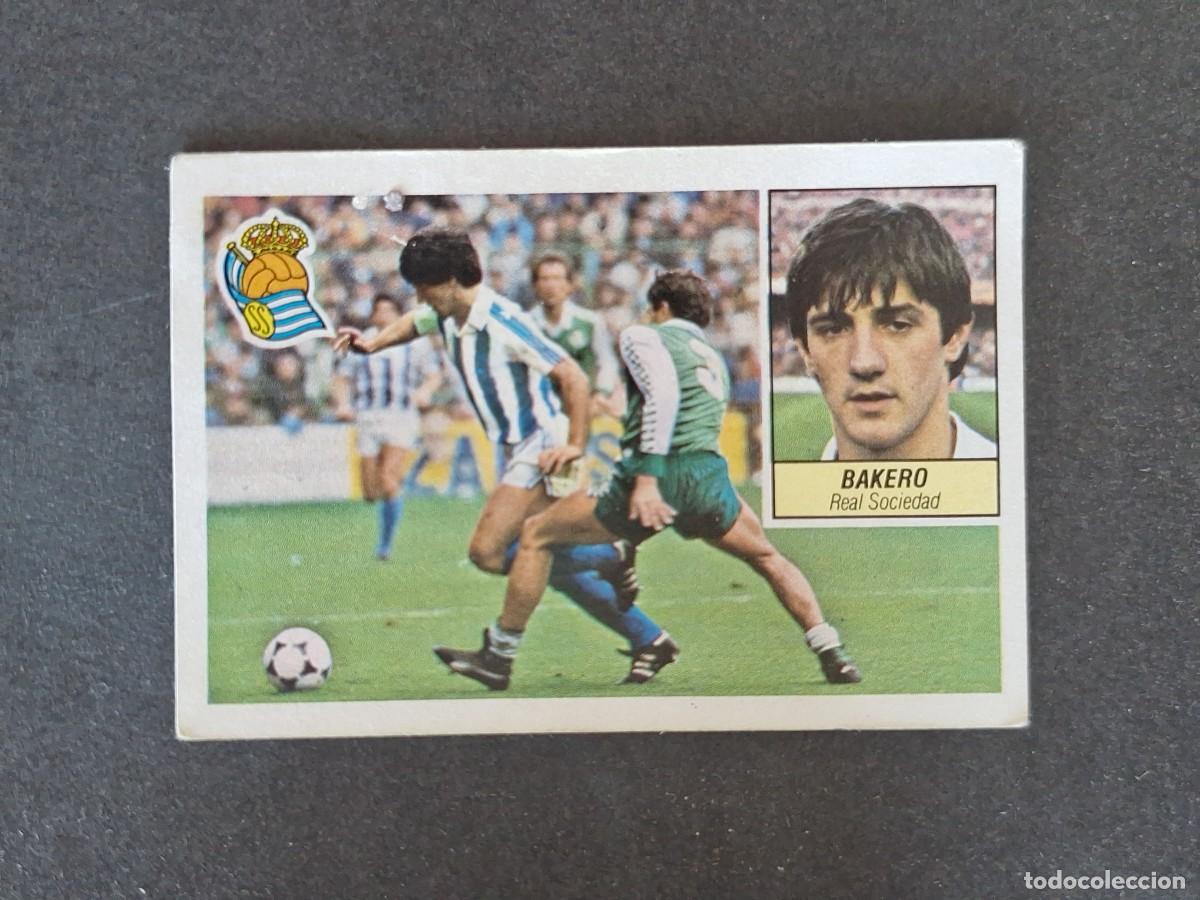 Cromos de f&uacute;tbol: L5 BAKERO REAL SOCIEDAD LIGA ESTE 1984 1985 84 85 DESPEGADO RECUPERADO